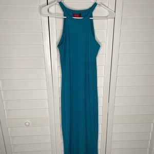 Maxi Bue dress with Slit
